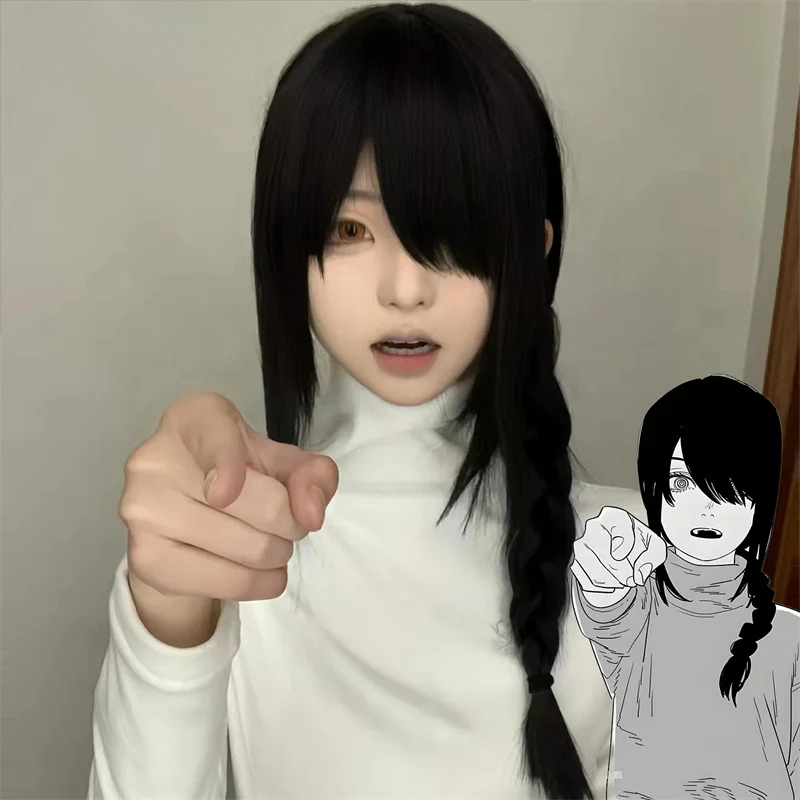 Anime Cosplay Chainsaw Man - أنيمي بالمنشار رجل Nayuta الكبار شعر