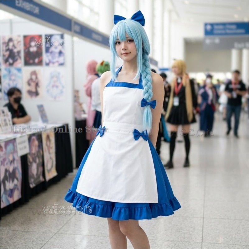 Zenos Anime Cosplay - زي ناتسو الأزرق والأبيض من زينو