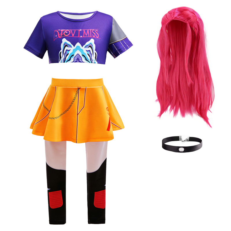 Anime Zoey Cosplay - 3PS بدلة فتاة الاتجاه الكوري الهيب