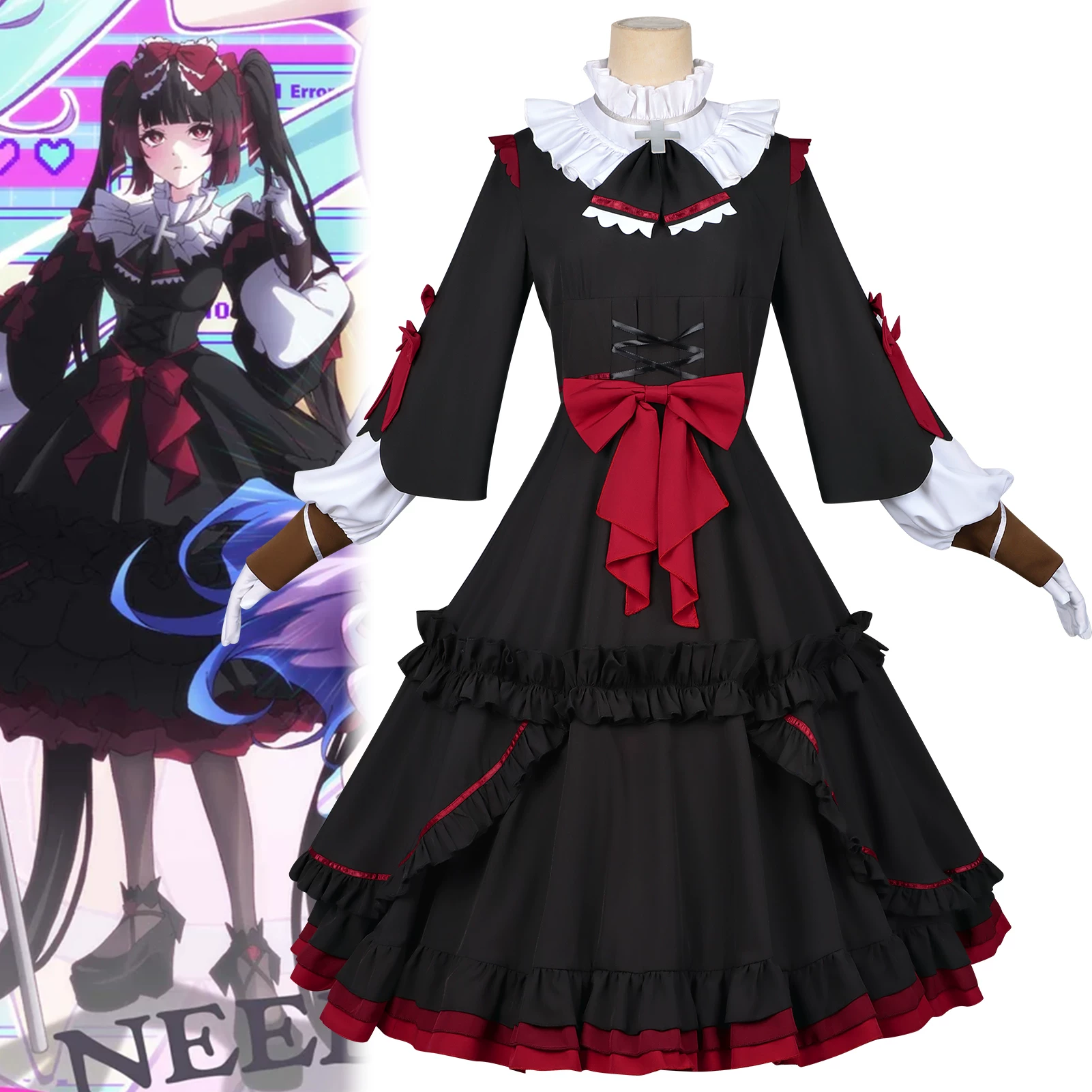 Anime Cosplay Black Girl - زي تنكري أنمي لشخصية غوكو بارا