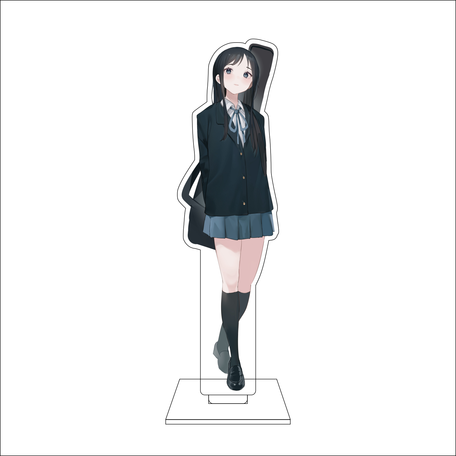 16 سم أنيمي K-ON! لوحة عرض أكر - مراجعة Cosplay Anime Female Characters وسعره