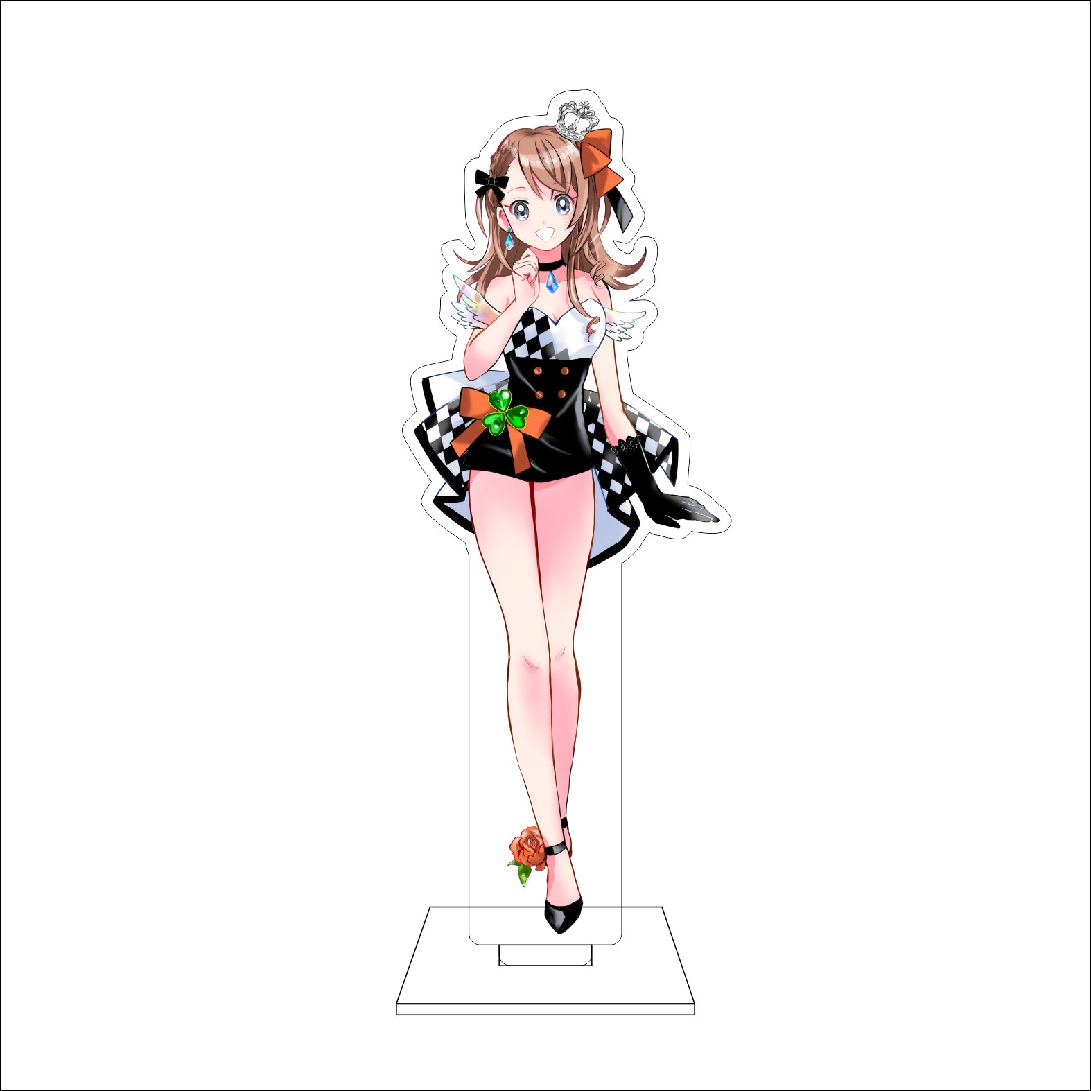 16 سم أنمي ‌ مجسم أكريليك للعب - مراجعة Cosplay Anime Female Characters وسعره